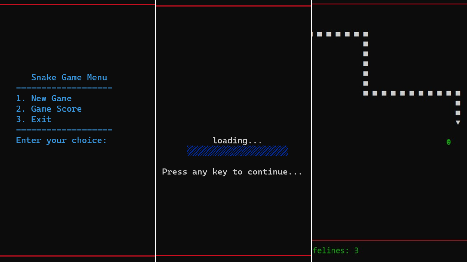 The Classic Snake Game