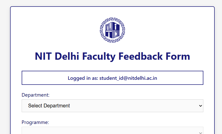 Student Feedback System